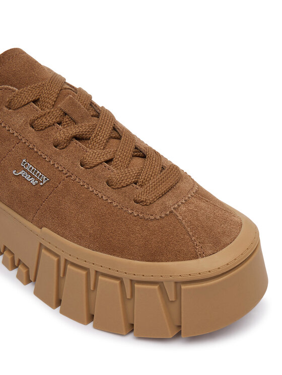Tommy Jeans Сникърси Tommy Jeans Platform Sneaker EN0EN03132 Кафяв