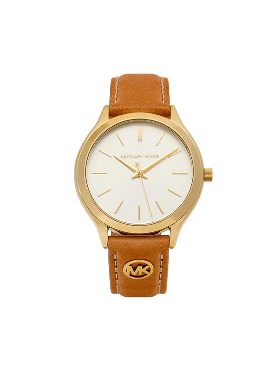Zegarek Michael Kors Slim Runway MK7533 Beżowy | Eobuwie.com.pl