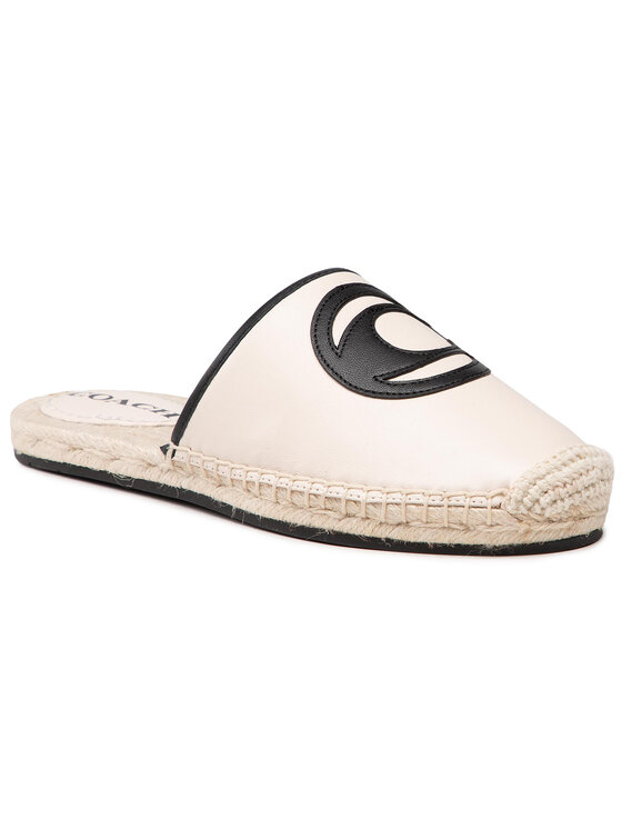 Coach Espadrilės Coach Channing Leather C4337 CHK Balta