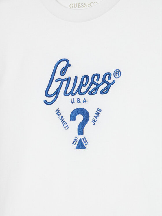 Guess Guess Camiseta L6GI06 K8HM4 Blanco Relaxed Fit