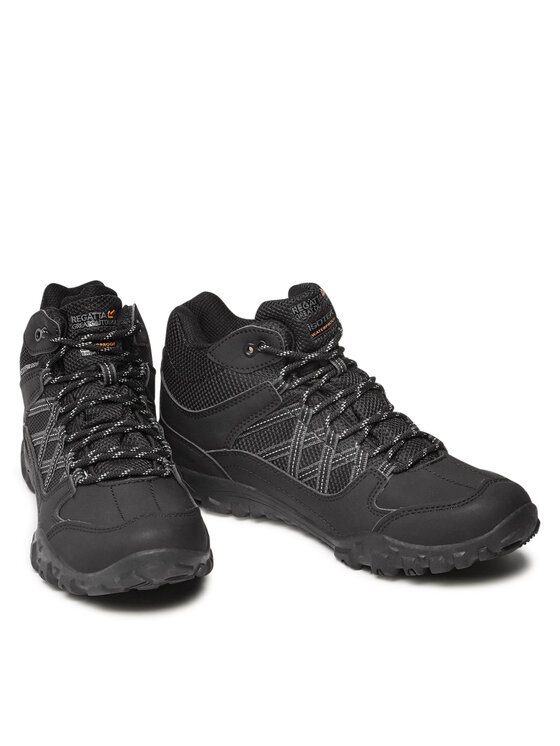 Regatta Bakancs Regatta Edgepoint Mid Wp RMF622 Fekete
