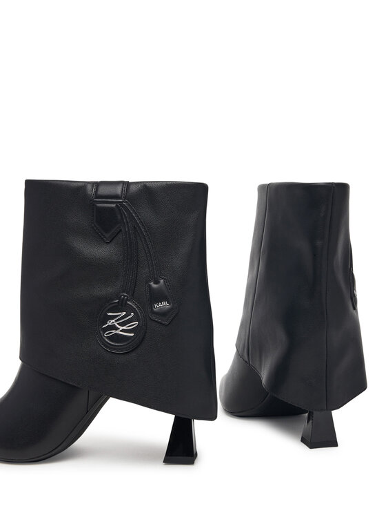 KARL LAGERFELD Polokozačky KARL LAGERFELD Debutante KL32045A Černá