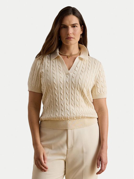 LAUREN RALPH LAUREN LAUREN RALPH LAUREN Polo 200P14041001 Crema Regular Fit