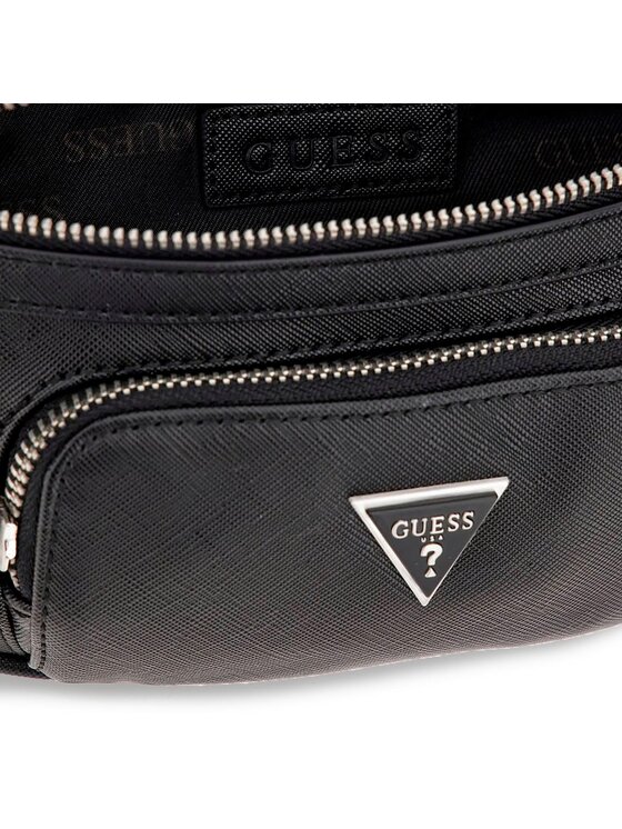 Guess Сумка на пояс﻿ Guess Certosa Saffiano Smart Mini Bags HMECSA P3332 Чорний
