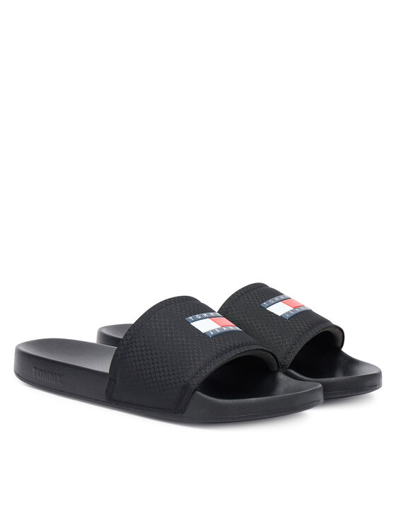 Tommy Jeans Klapki Tommy Jeans Tjm Pool Slide EM0EM01673 Czarny