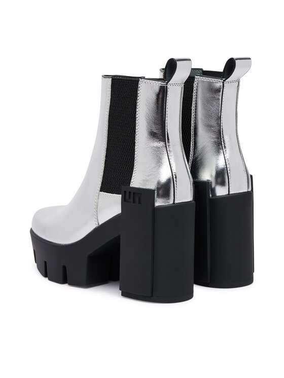 United Nude Botki United Nude Grip Chelsea Mid V 1103314116 Srebrny