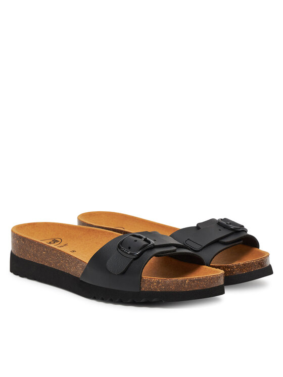 Scholl Шльопанці Scholl Ginni Wide MF31999 Чорний