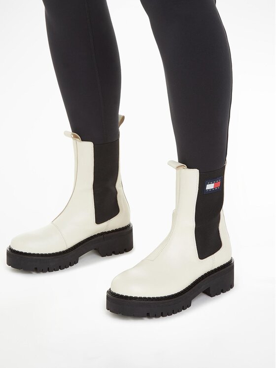 Tommy Jeans Chelsea cipele Tommy Jeans Tjw Urban Chelsea EN0EN02298 Bijela