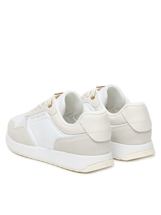 Tommy Hilfiger Sneakersy Tommy Hilfiger Th Chic Eva Runner Mesh FW0FW09465 Beżowy