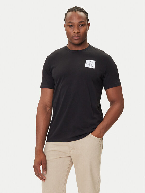 Calvin Klein Jeans Calvin Klein Jeans T-Shirt Gradient Monogram LV04RC859G Μαύρο Regular Fit