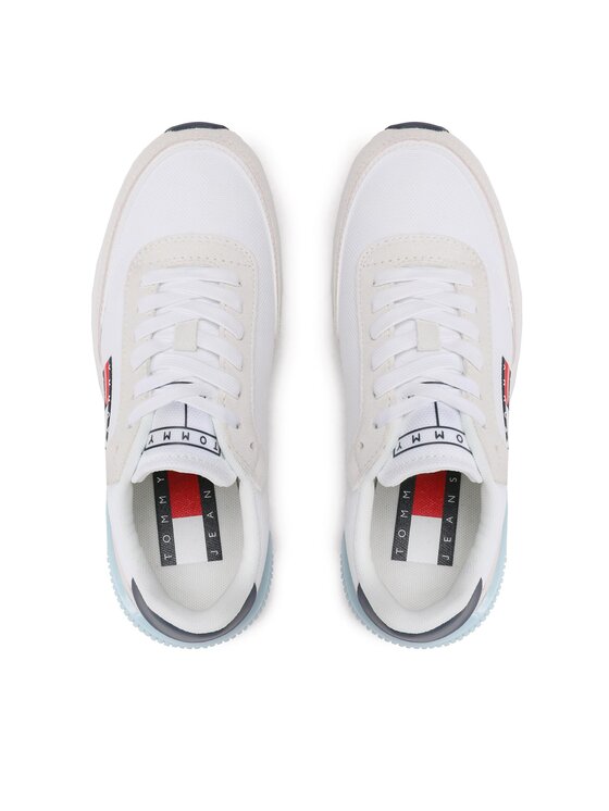 Tommy Jeans Сникърси Tommy Jeans Wmn Tech Runner EN0EN02028 Бял