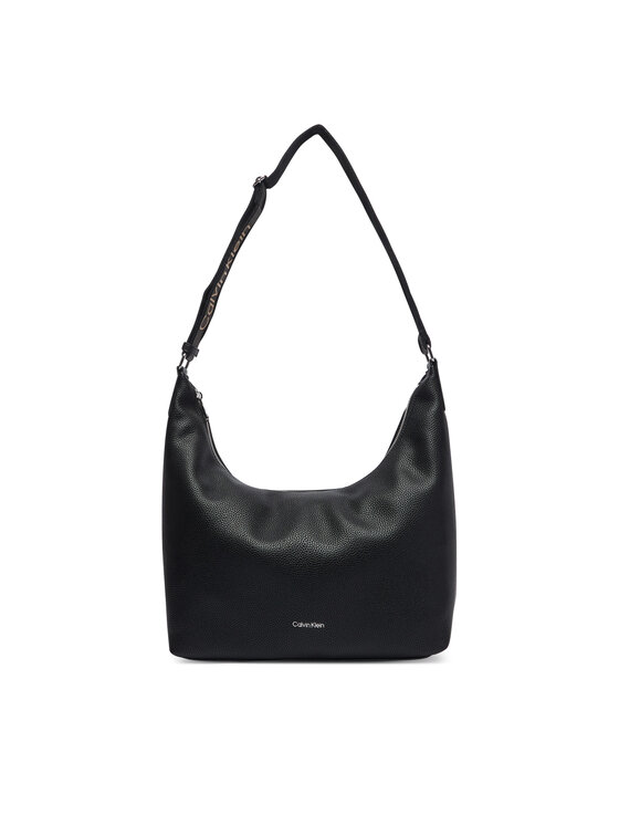 Calvin Klein Kabelka Calvin Klein Webbing Strap Md Shoulder Bag LV04F3891G Čierna