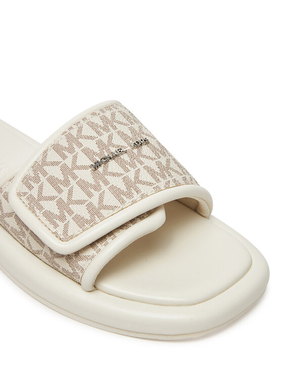 MICHAEL Michael Kors Klapki MICHAEL Michael Kors Suki 40S5SKFA1B Biały