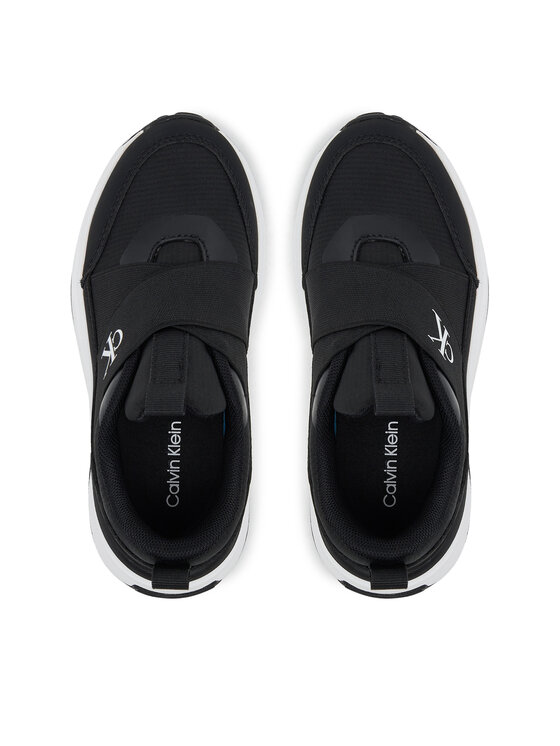 Calvin Klein Sneakersy Calvin Klein Low Cut Sneaker V3X9-83172-1845 S Černá