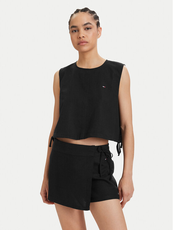 Tommy Jeans Tommy Jeans Top DW0DW22779 Negro Regular Fit