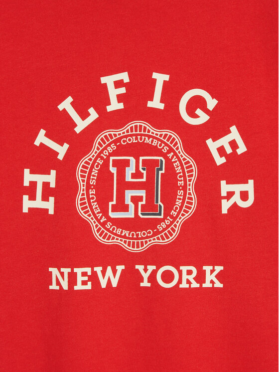 Tommy Hilfiger Tommy Hilfiger T-shirt Monotype Arch KB0KB08802 Rosso Regular Fit