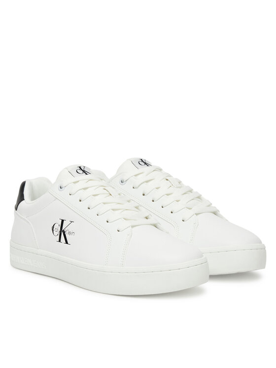 Calvin Klein Jeans Сникърси Calvin Klein Jeans Classic Cupsole Mono Lth YM0YM01369 Бял