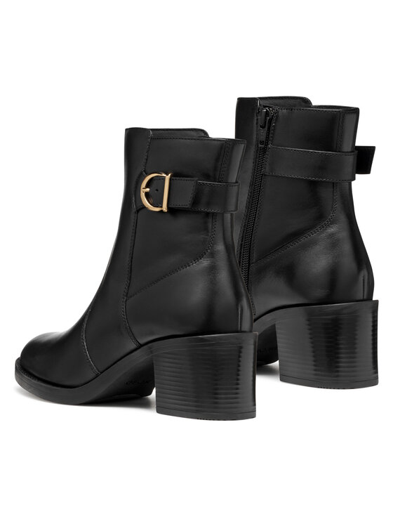 Geox Členková obuv Geox D Serilda 60 D56XXA 00043 C9999 Čierna