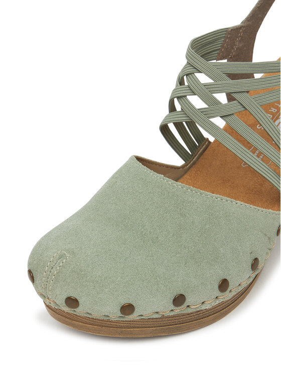 Rieker Sandali Rieker 66778-52 Zelena