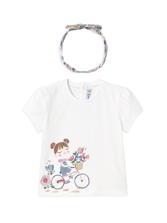 Mayoral Mayoral Футболка 1044 Білий Regular Fit