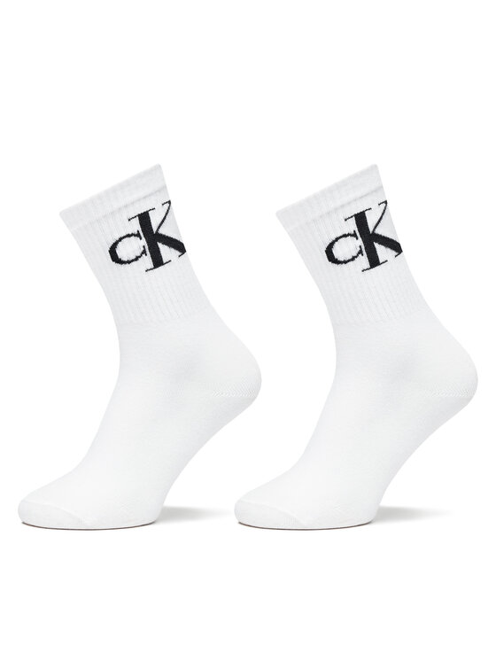 Calvin Klein Jeans Dlouhé ponožky Calvin Klein Jeans 701228811 Bílá