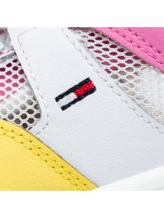 Tommy Jeans Superge Tommy Jeans Recycled Mesh Flatform Shoe EN0EN00808 Bela