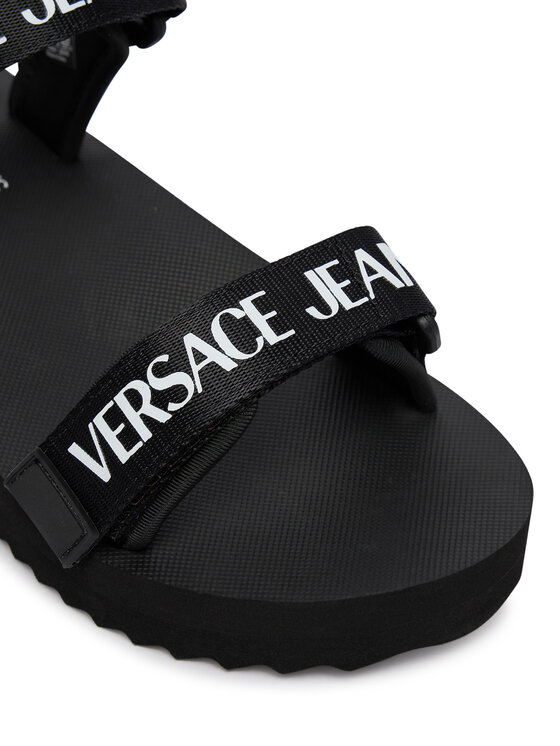 Versace Jeans Couture Босоніжки Versace Jeans Couture 80VA3SX4 ZS630 Чорний