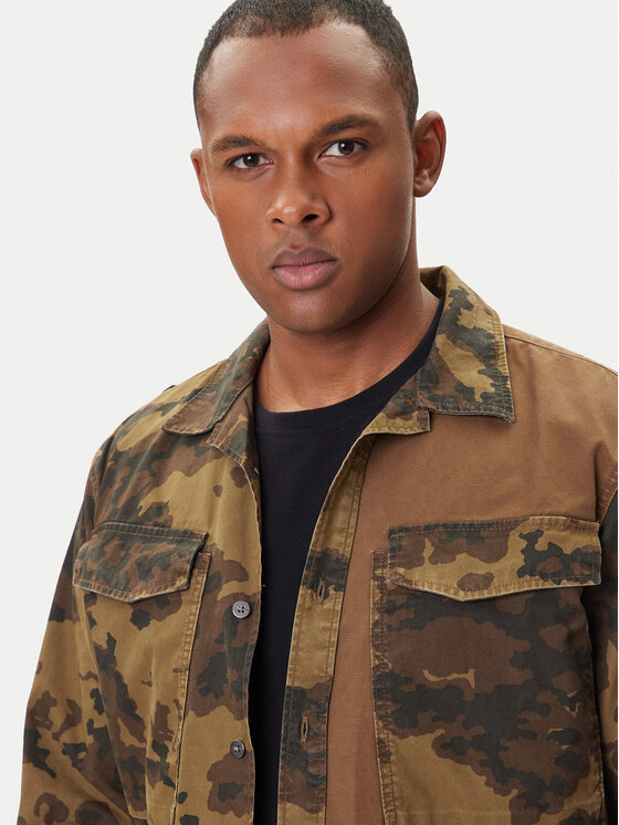 G-STAR G-Star Raw Srajca Cargo Pkt D26900-D553 Zelena Regular Fit