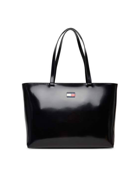 Tommy Jeans Ročna torba Tommy Jeans Tjw Must Tote AW0AW18069 Črna