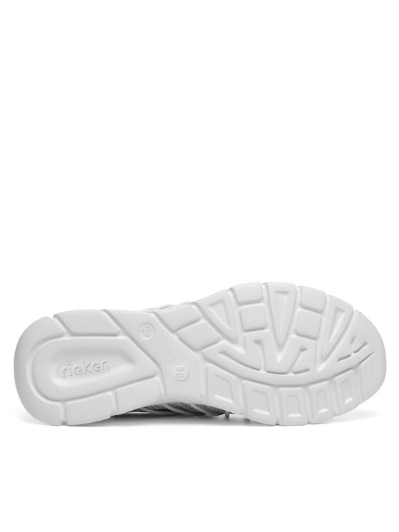 Rieker Sneakersy Rieker 54071-80 Szary