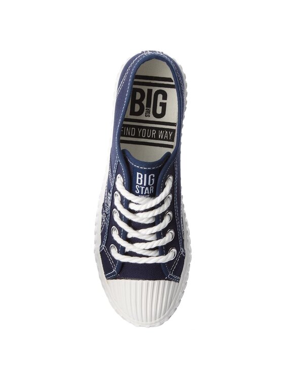 Big Star Shoes Trampki Big Star Shoes AA274A025 Granatowy