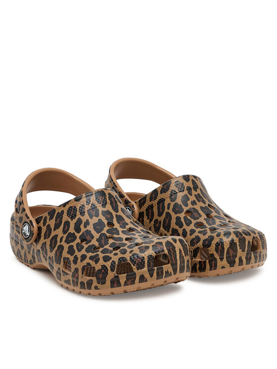 Crocs Шльопанці Crocs Classic Animal Clog 211881 Коричневий