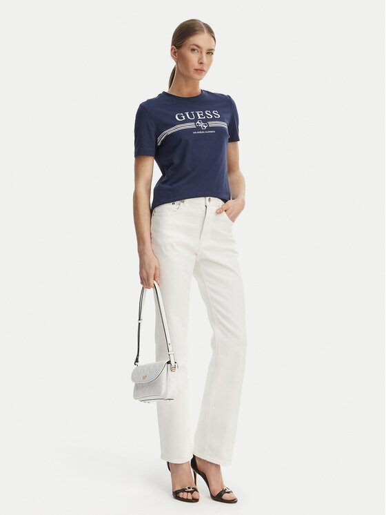 Guess Guess Футболка V6GI07 K2968 Cиній Regular Fit