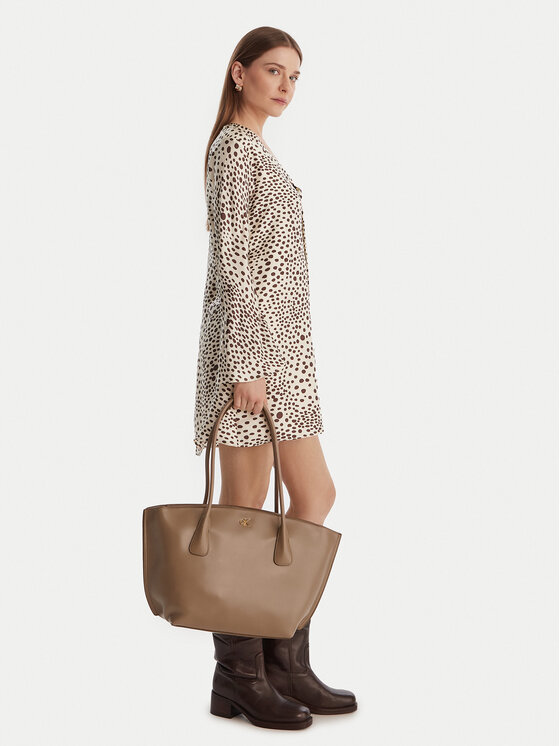 Calvin Klein Ročna torba Calvin Klein Ck Medium Dome Tot LV04F3344G Bež