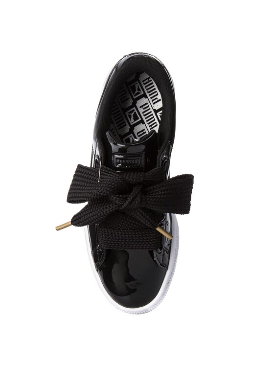 Puma Sneakersy Puma Basket Heart Patent 363073 01 Čierna