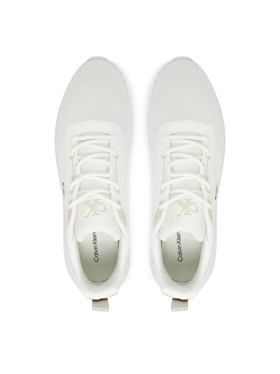 Calvin Klein Jeans Sneakersy Calvin Klein Jeans Eva Runner Mix Mesh YM0YM01285 Biela
