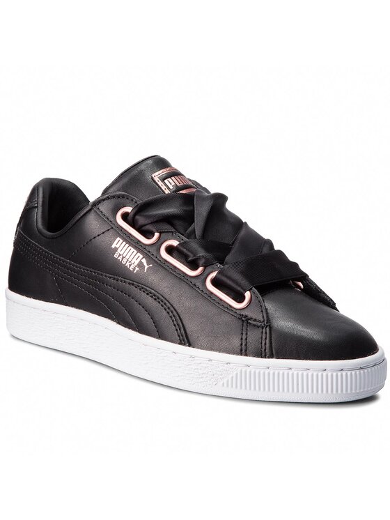 Puma Laisvalaikio batai Puma Basket Heart Leather 367817 02 Juoda