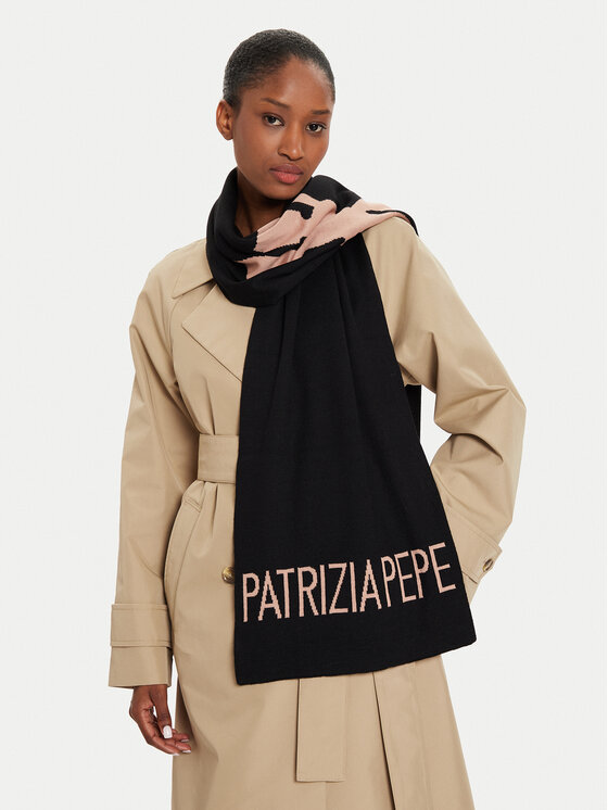 Patrizia Pepe Шарф Patrizia Pepe 8F9239/A6B2-X1HM Чорний