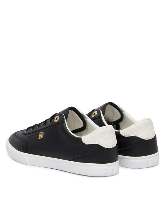 Tommy Hilfiger Tenisice Tommy Hilfiger Th Chic Low Profile Vulc FW0FW09104 Crna
