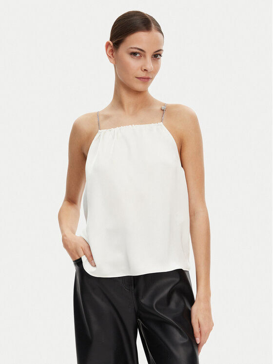HUGO HUGO Топ Cebena 50536436 Білий Regular Fit