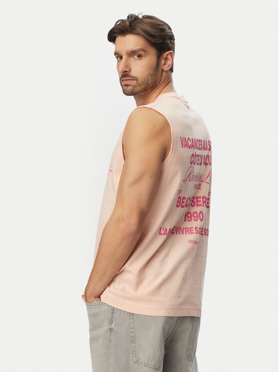 Jack & Jones Jack & Jones Camiseta sin mangas Cassis Washed Back 12295076 Naranja claro Relaxed Fit