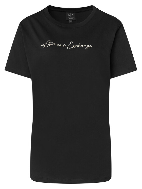 Armani Exchange Armani Exchange Футболка XW000839 AF10356 MC021 Чорний Regular Fit