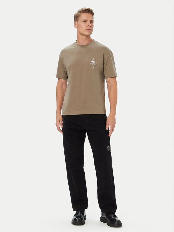 C.P. Company C.P. Company Camiseta 21CMTS166A005100W Beis Regular Fit
