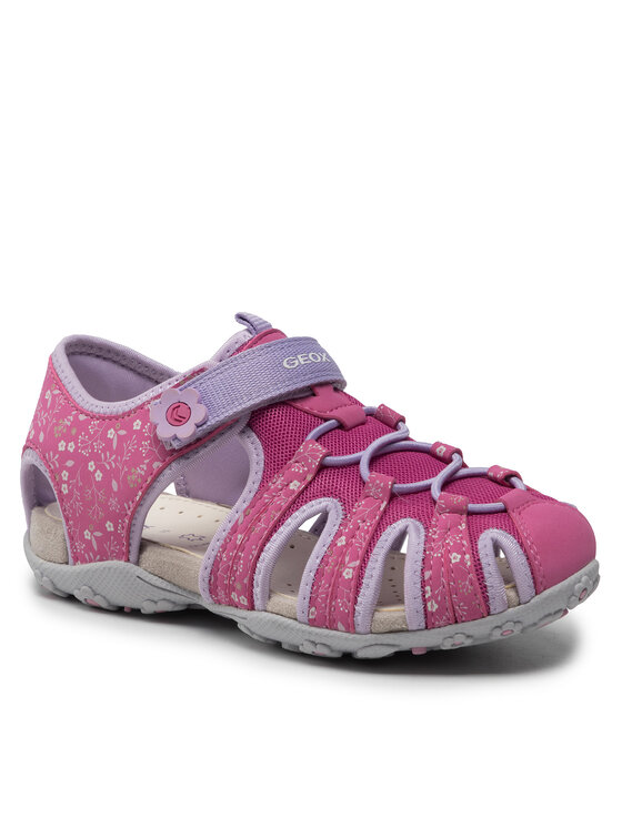 Sandały Geox J S.Roxanne B J92D9B 0CE15 C8257 S Różowy | Eobuwie.com.pl