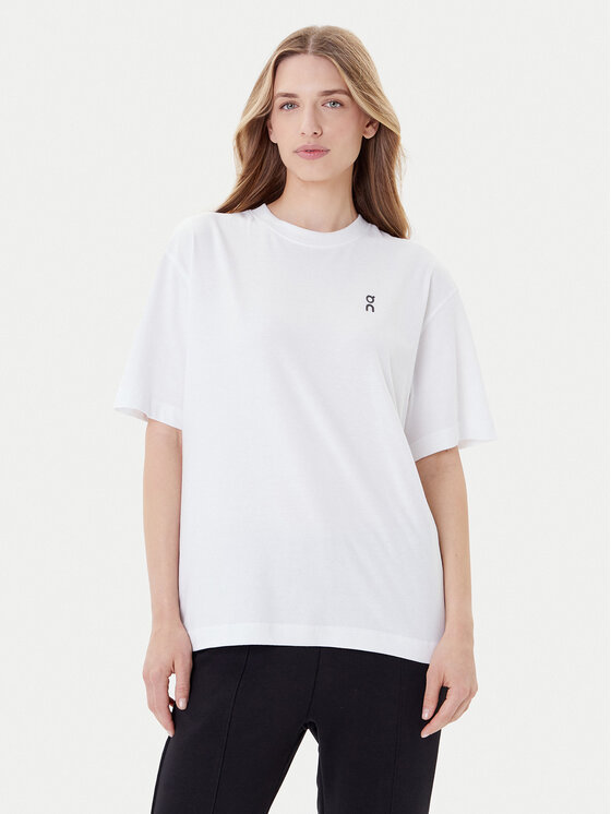 On On Camiseta Club-T 1WE1006 Blanco Relaxed Fit