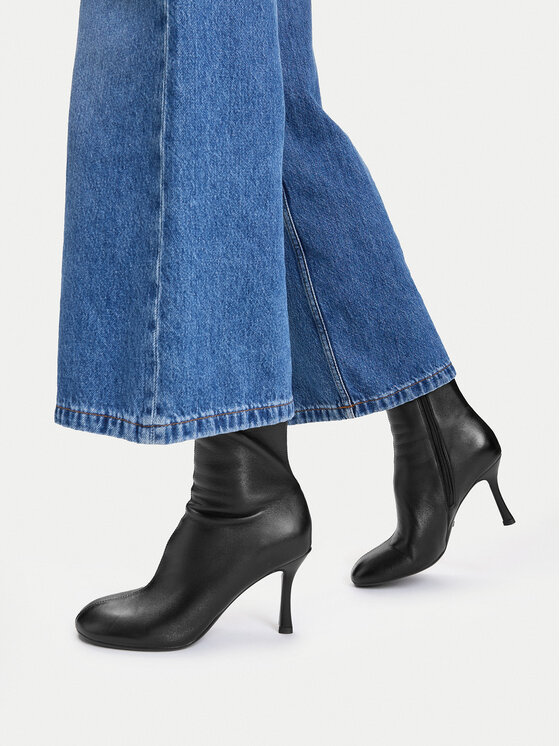 GINO ROSSI Polokozačky Gino Rossi EO-PURO-V19287 Černá