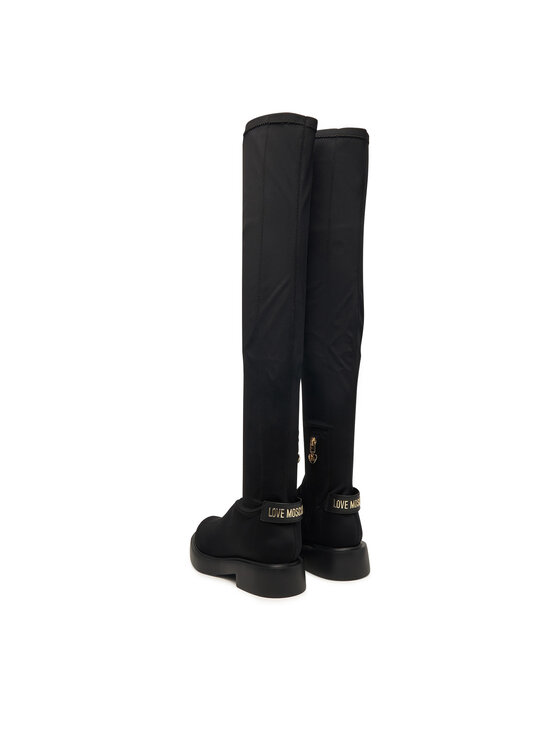 LOVE MOSCHINO Ботфорти LOVE MOSCHINO JA26114G1PIM400A Чорний