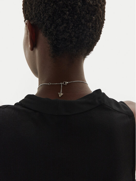 Guess Náhrdelník Guess JUBN04 606JW Strieborná