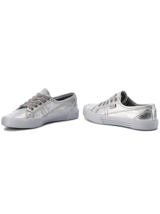 Pepe Jeans Zapatillas de tenis Pepe Jeans Aberlady Met 18 PLS30587 Plata