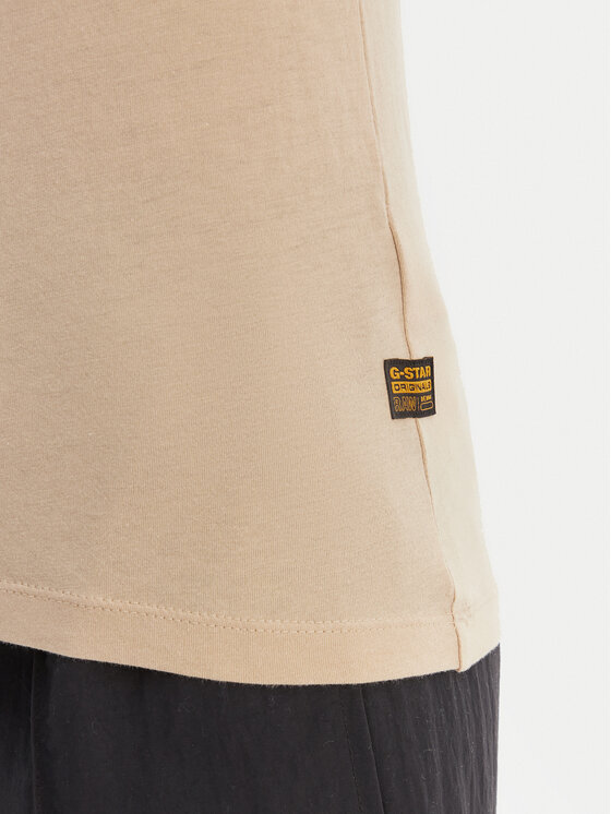 G-Star Raw G-Star Raw Camiseta Eyben D24533-4107 Écru Slim Fit